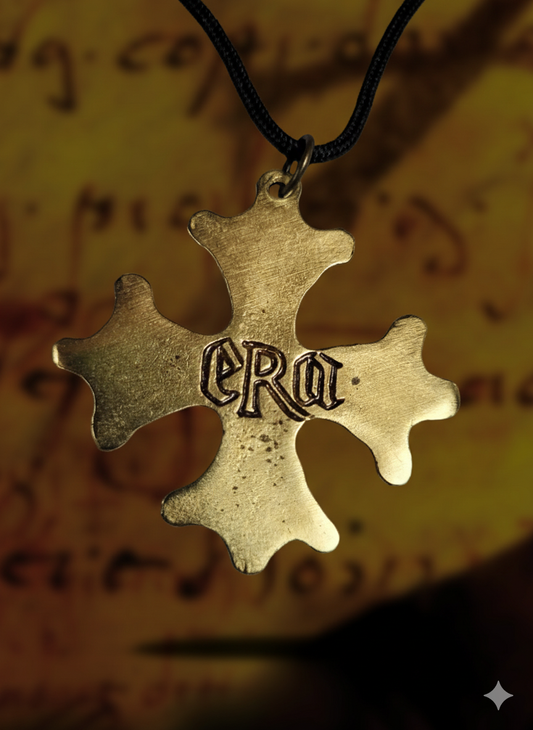 ERA Gold plated cross pendant